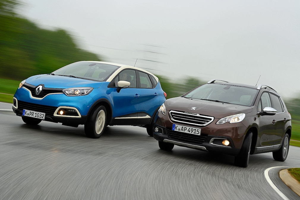 Renault Captur TCe 90, Peugeot 2008 e-HDi 115