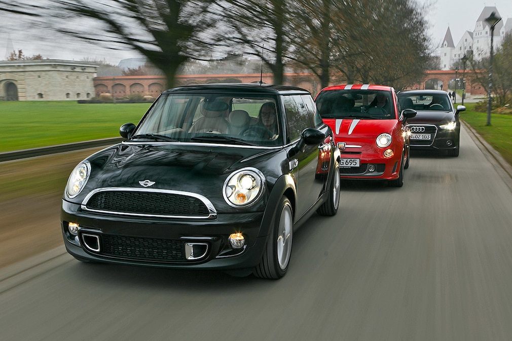 Mini inspired by Goodwood, Abarth 695 Tributo Ferrari, Audi A1 1.4 TFSI Union Square