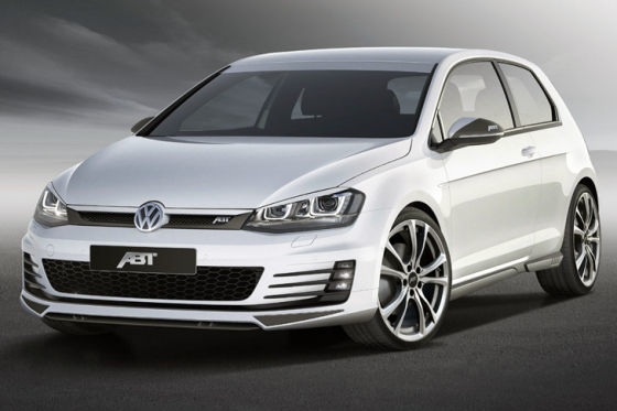 VW Golf VII GTD von Abt schräg vorne