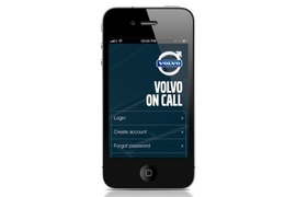 Smartphone-App Volvo on Call