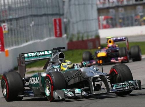 Trugbild: Nico Rosberg war ohne gutes Tempo nicht lange vor den Red Bull