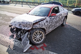 BMW 2er Coupé ungetarnt Seitenansicht