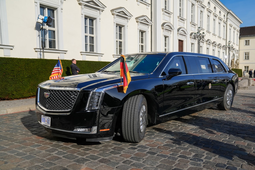 Joe Biden mit dem Beast - Stippvisite in Berlin, 18.10.2024