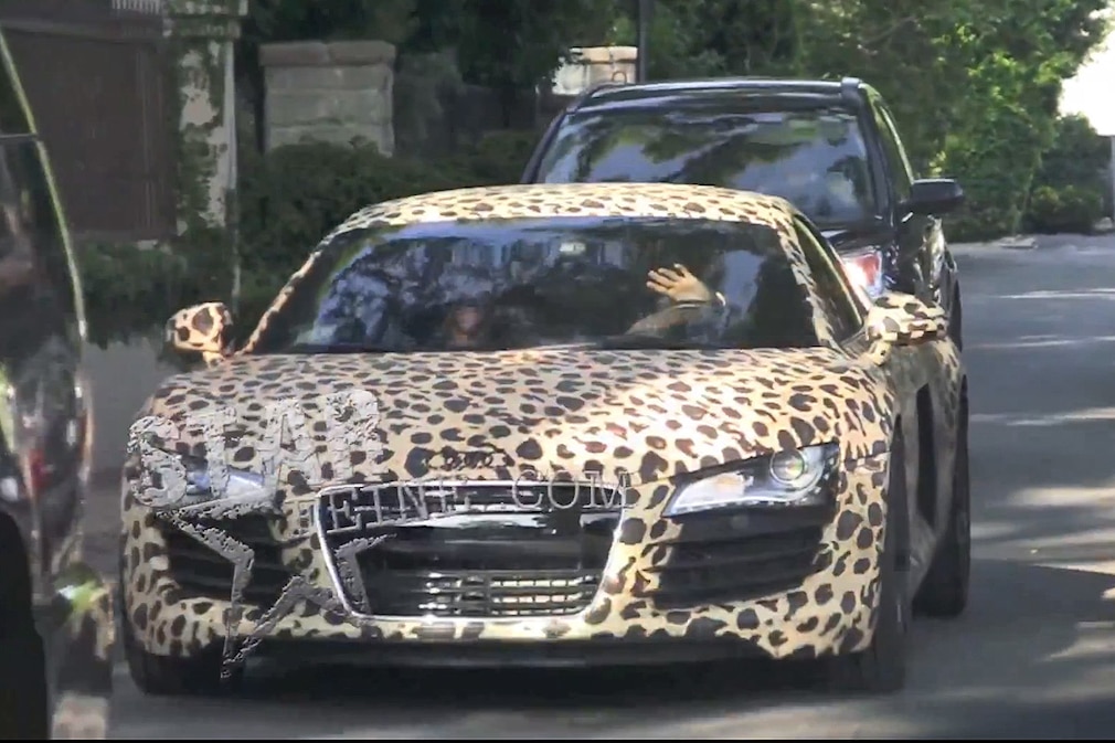 Audi R8 im Leoparden-Design von Justin Bieber