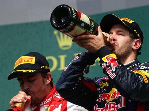 Sebastian Vettel startete besser als Alonso in die Saison 2013