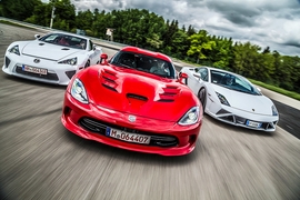 Lexus LFA, SRT Viper, Lamborghini Gallardo LP 560-4