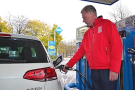VW Golf VII Tanken
