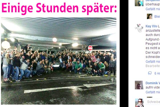 Siegen Flashmob im Parkhaus
