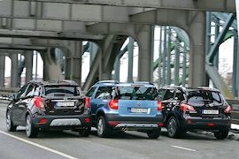 Opel Mokka Nissan Qashqai Skoda Yeti