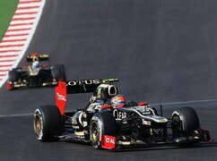 Romain Grosjean und Kimi Räikkönen taten sich zuletzt ziemlich schwer