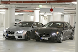 BMW M6 Maserati Ghibli