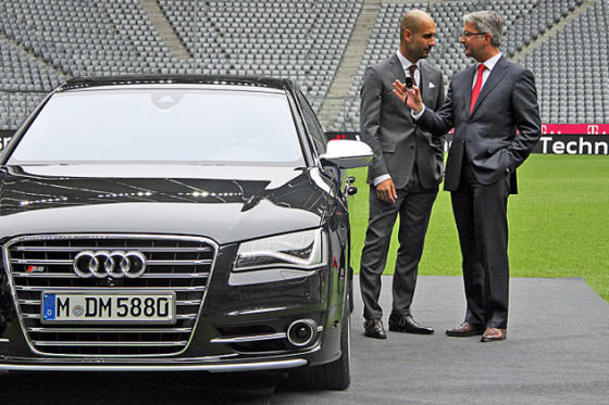 Audi S8 für Pep Guardiola