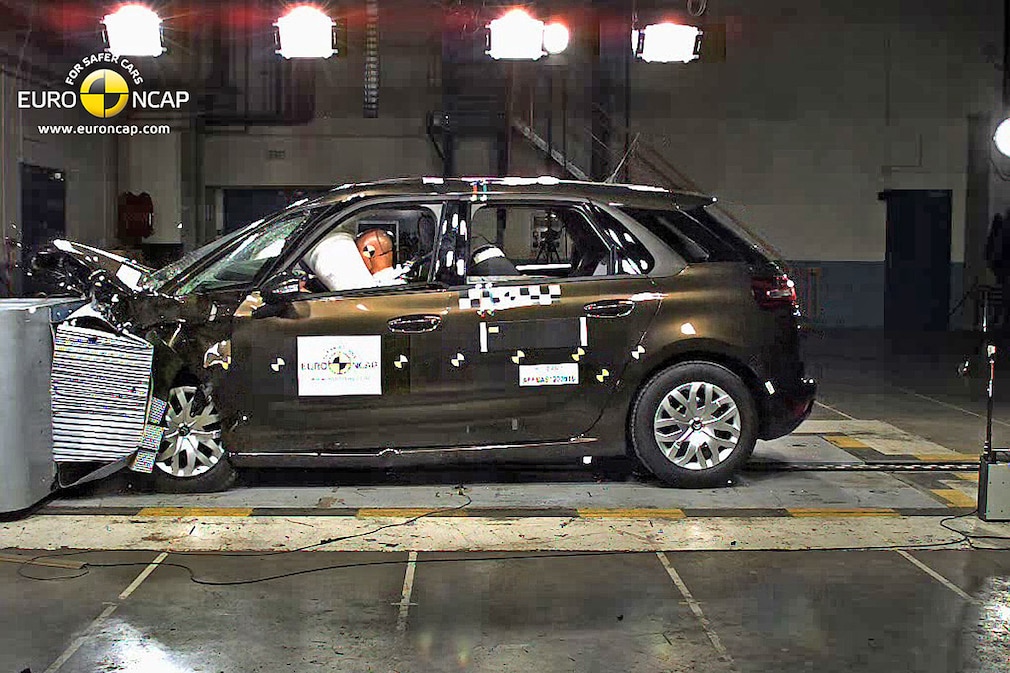 Euro NCAP Crashtest Juni 2013 - Citroen C4 Picasso