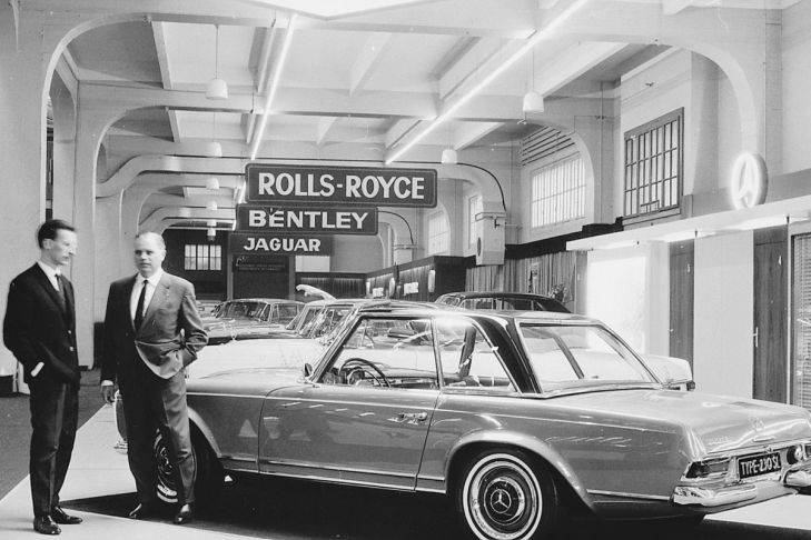 Präsentation Mercedes SL Pagode Genf