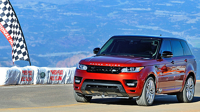 Range Rover Sport erklimmt Pikes Peak