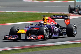 Sebastian Vettel beim GP Silverstone 2013