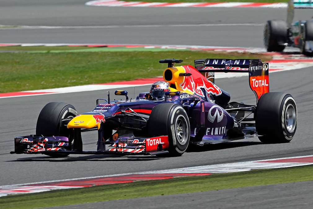 Sebastian Vettel beim GP Silverstone 2013