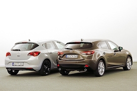Mazda3 Opel Astra