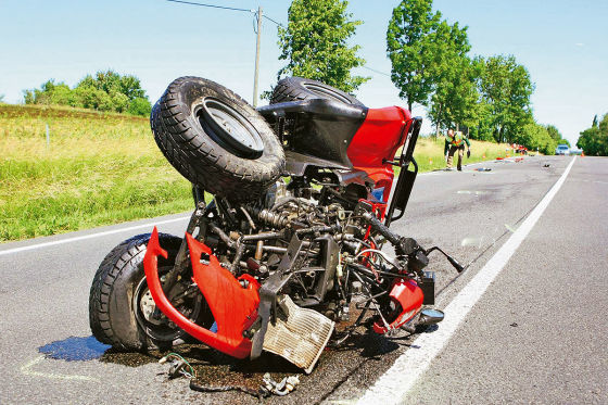 Quad-Unfall