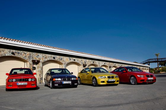 BMW M3 E30, E36, E46 und E90
