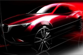 Mazda CX-3 Designskizze