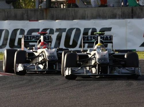 Bereits in Schumachers Comeback-Saison 2010 hatte Rosberg intern die Nase vorn