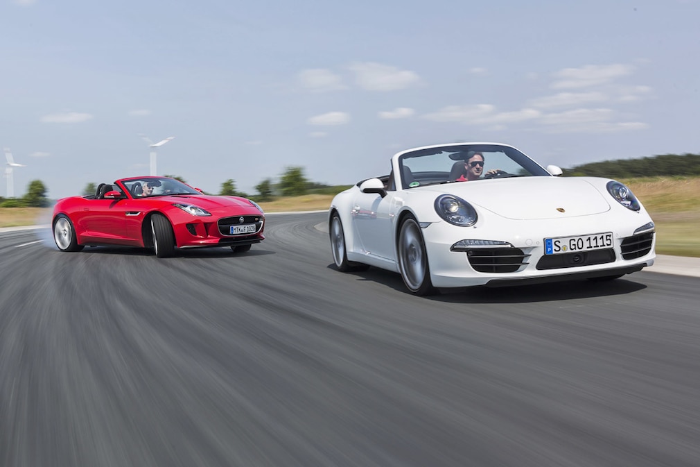 Jaguar F-Type Porsche 911