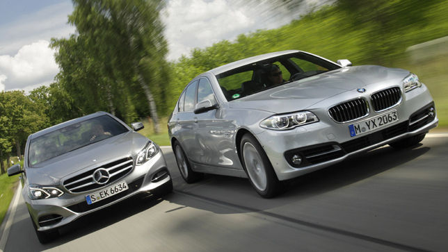 Modellpflegevergleich Mercedes E Klasse Trifft Auf Bmw 5er Autobild De
