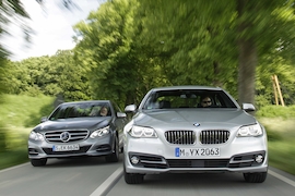 BMW 5er Mercedes E-Klasse