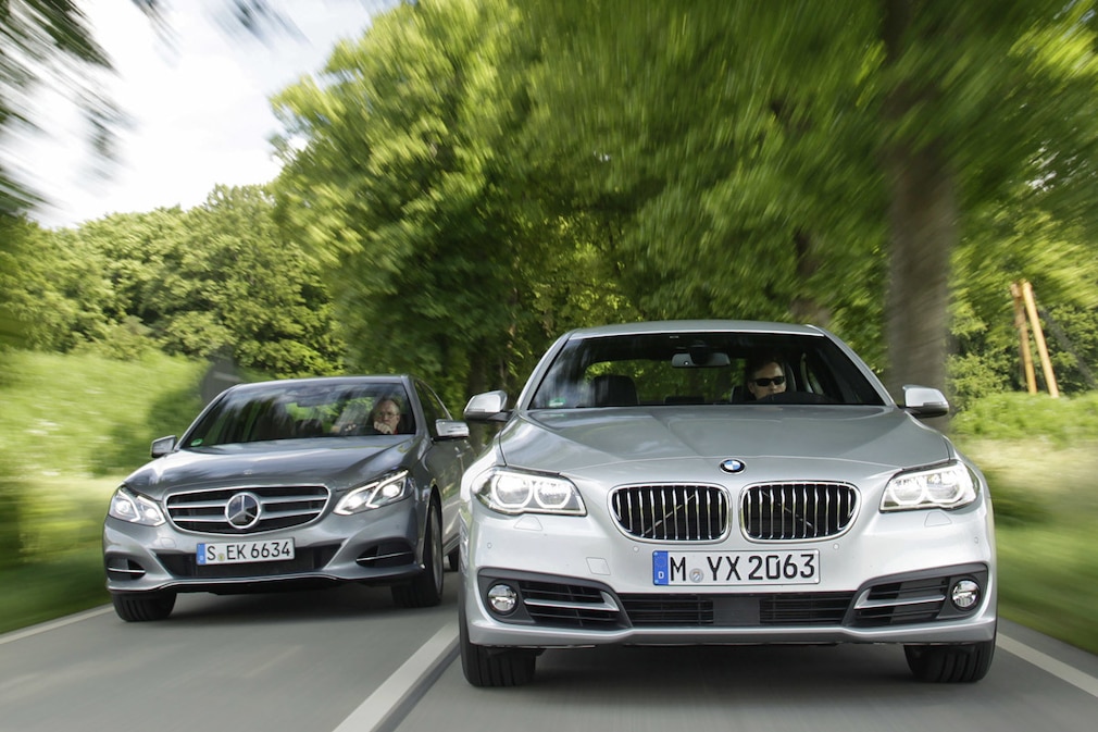 BMW 5er Mercedes E-Klasse