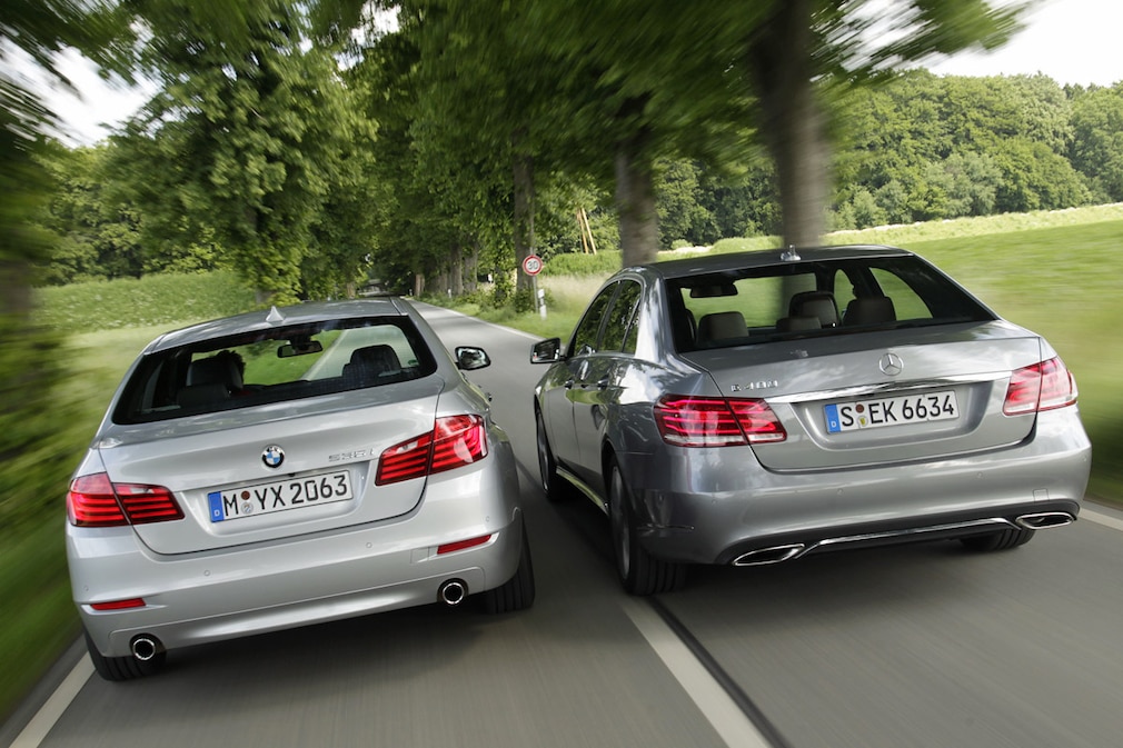 BMW 535i Automatik Mercedes E 400