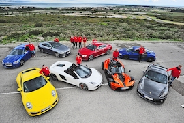 Sportler im Drift-Vergleich