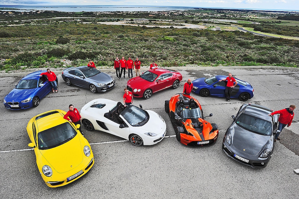 Sportler im Drift-Vergleich