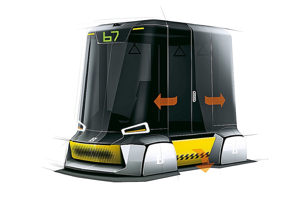 Otobuxi Taxibus ohne Fahrer