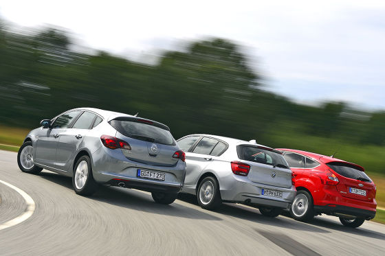 BMW 1er Ford Focus Opel Astra