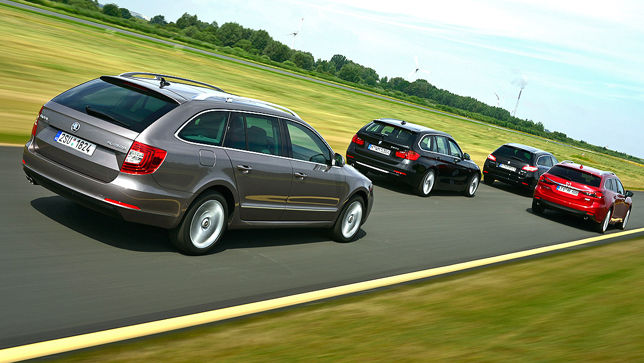 Mazda 6, BMW 320d, Peugeot 508