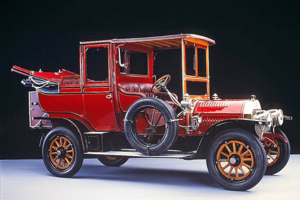 Geschützt offen fahren: Benz Typ 24/40 PS Landaulet aus dem Jahr 1906