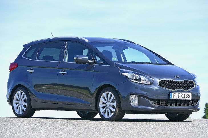 Test Kindersitze im Kia Carens 1.7 CRDi