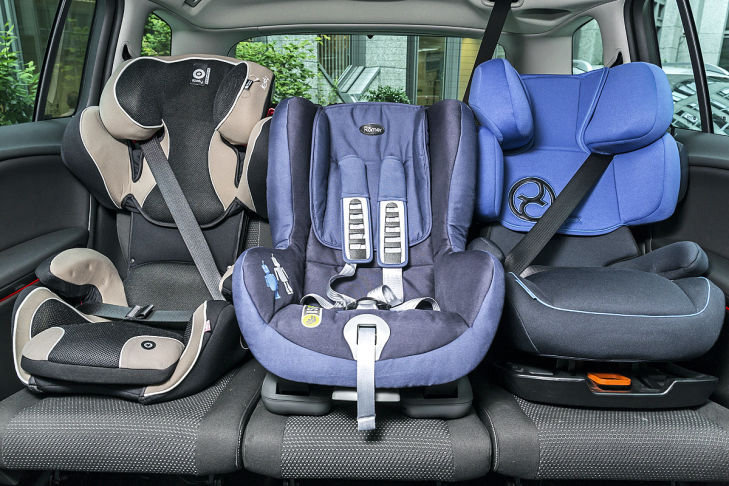 Kindersitze im Opel Zafira Tourer 1.6 CDTI