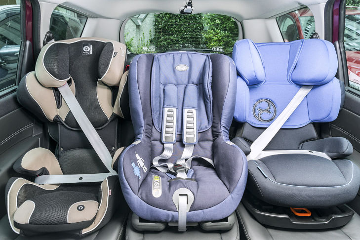 Kindersitze im Renault Grand Scénic DCI 130