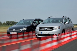 VW Golf Variant, Dacia Logan MCV