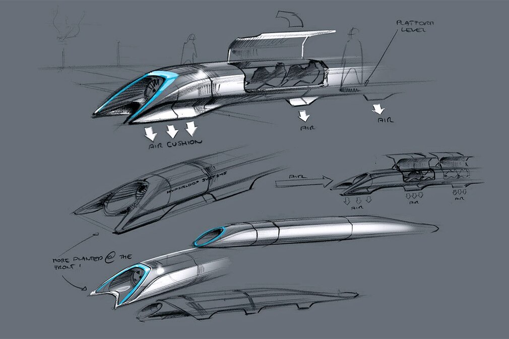 Hyperloop Alpha von Tesla by Elon Musk Photos
