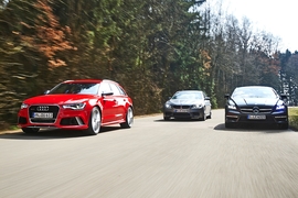 BMW M5, Mercedes CSL Shooting Brake, Audi RS6