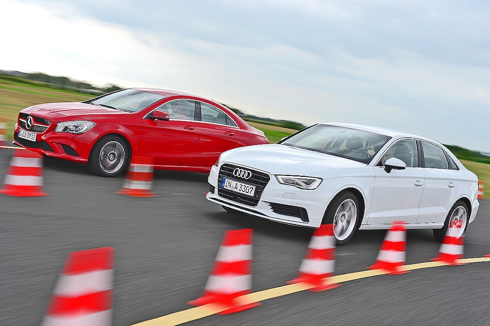Mercedes CLA 200, Audi A3 Limousine 1.4