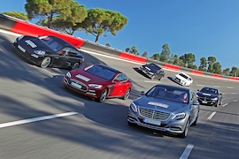 Sechs Luxuslimousinen im Vergleich