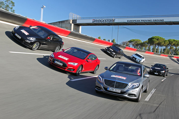 Sechs Luxuslimousinen im Vergleich