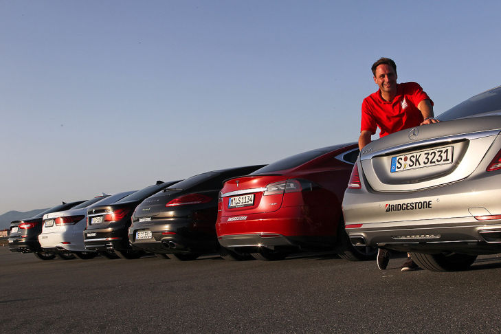 Sechs Luxuslimousinen im Vergleich