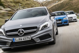 Audi S3 2.0 TFSI quattro Mercedes A45 AMG 4Matic BMW M135i