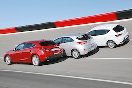 Hyundai i30 Mazda3 Seat Leon