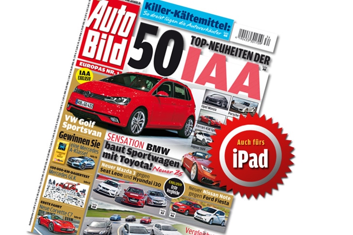 Titel Auto Bild 34-2013 iPad